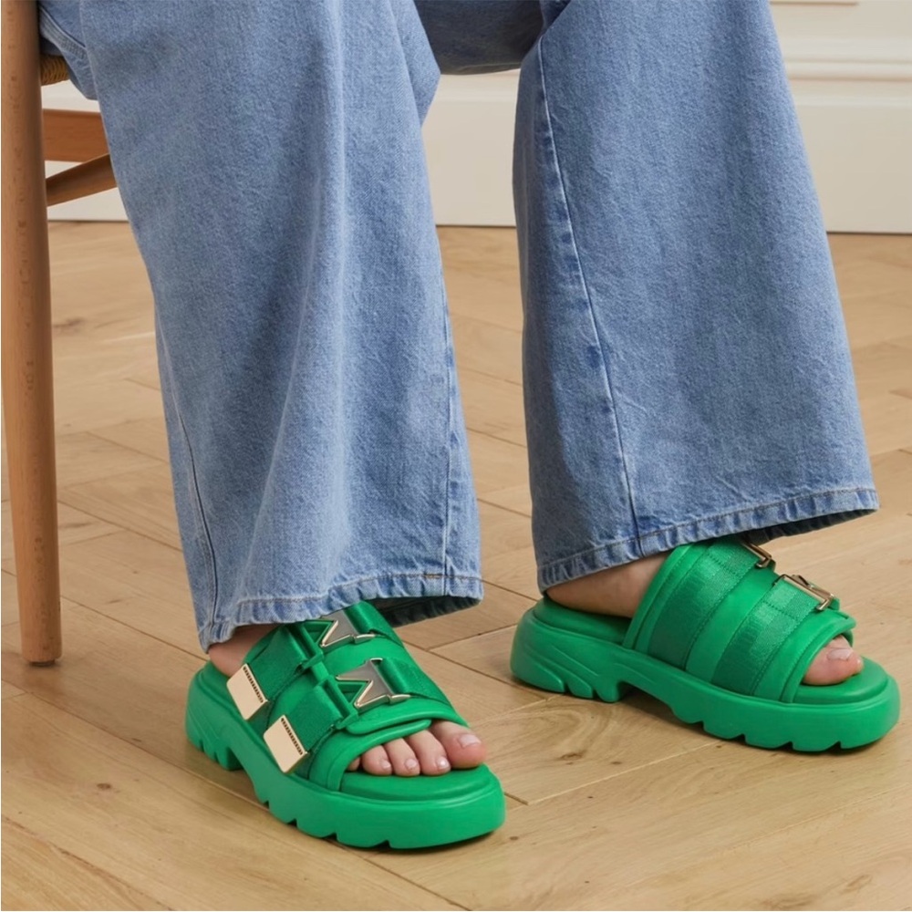 Bottega Veneta Green Sandals